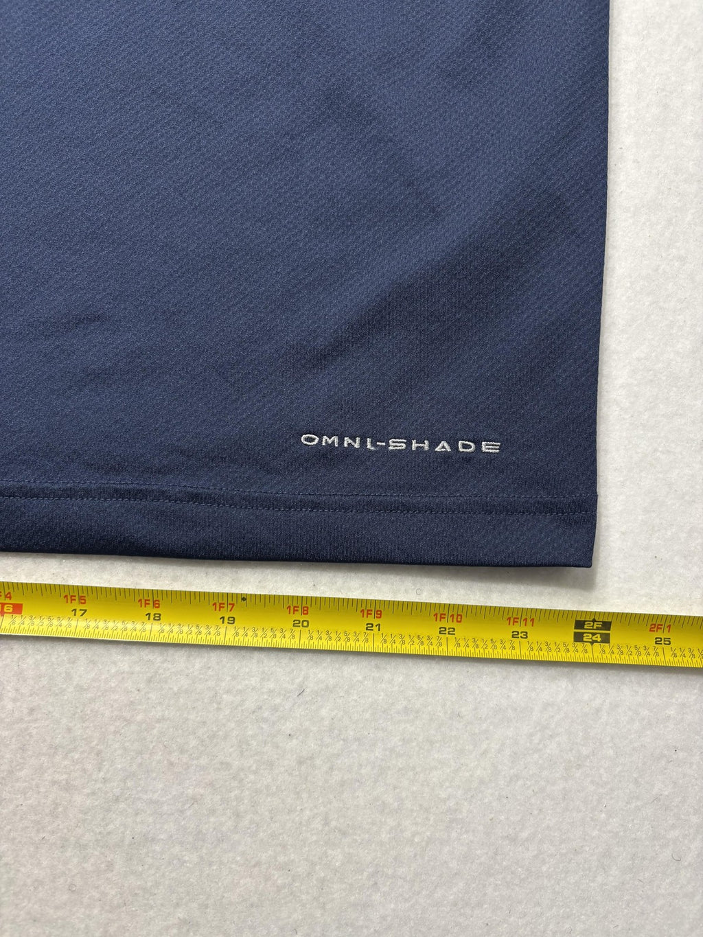 Columbia PFG Omni-Shade Polo Shirt Mens XL Blue Star Logo Fishing UV Protection