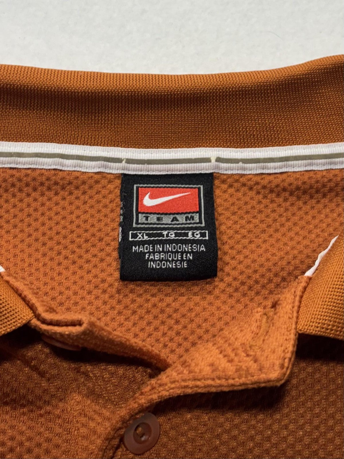 Texas Longhorns Polo Shirt Mens XL NCAA Football Nike Sphere Dry Long Sleeve