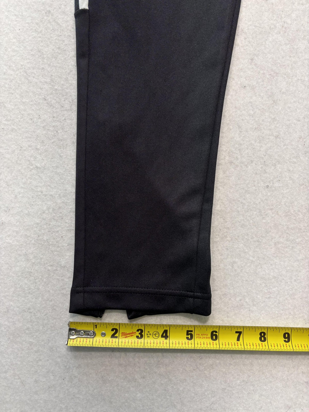 Adidas Track Pants Mens Medium Black AEROREADY Elastic Waist Side Stripe