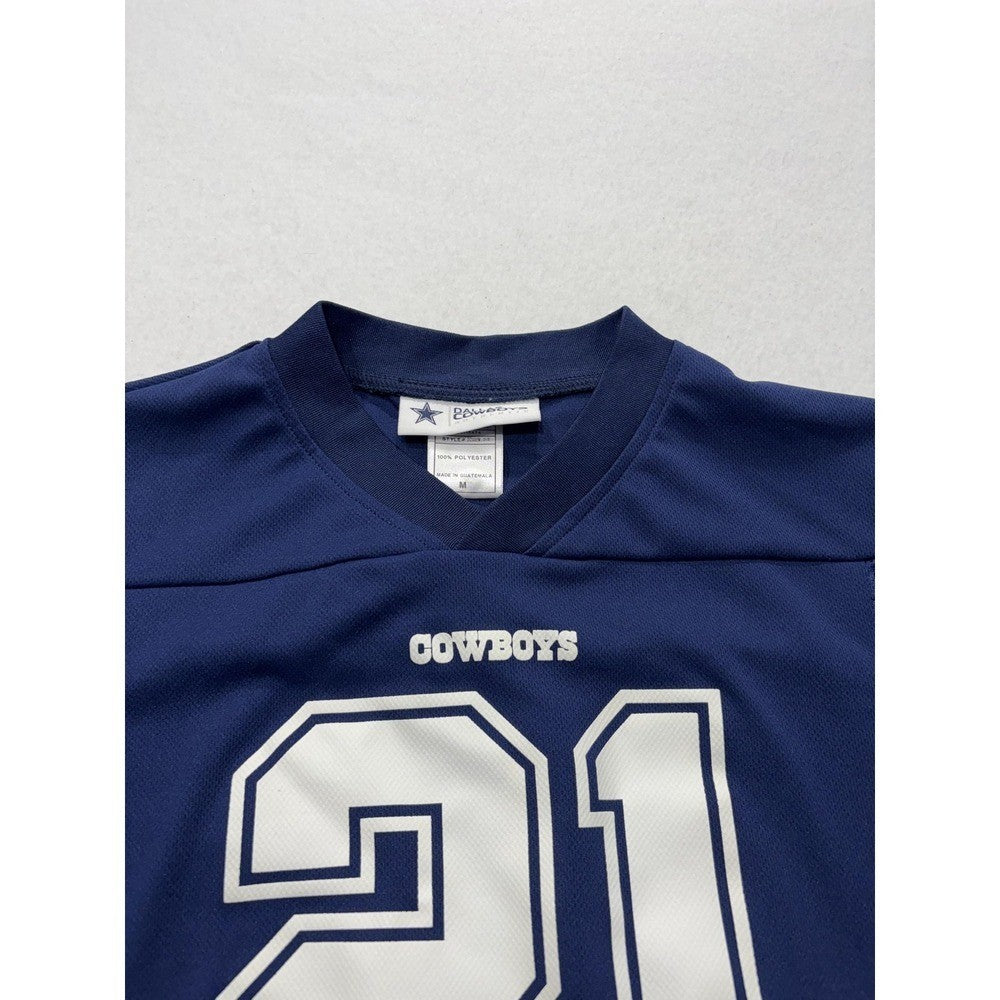 Dallas Cowboys Jersey Boys Medium Blue NFL Football Authentic Elliott 21