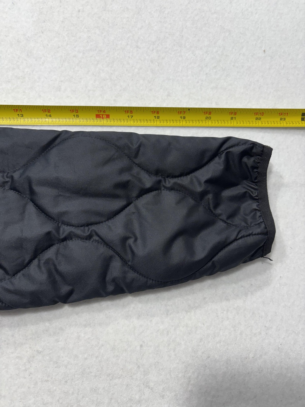 Everlane Jacket Womens XS Black Quilted Collarless Button Front ReNew Long