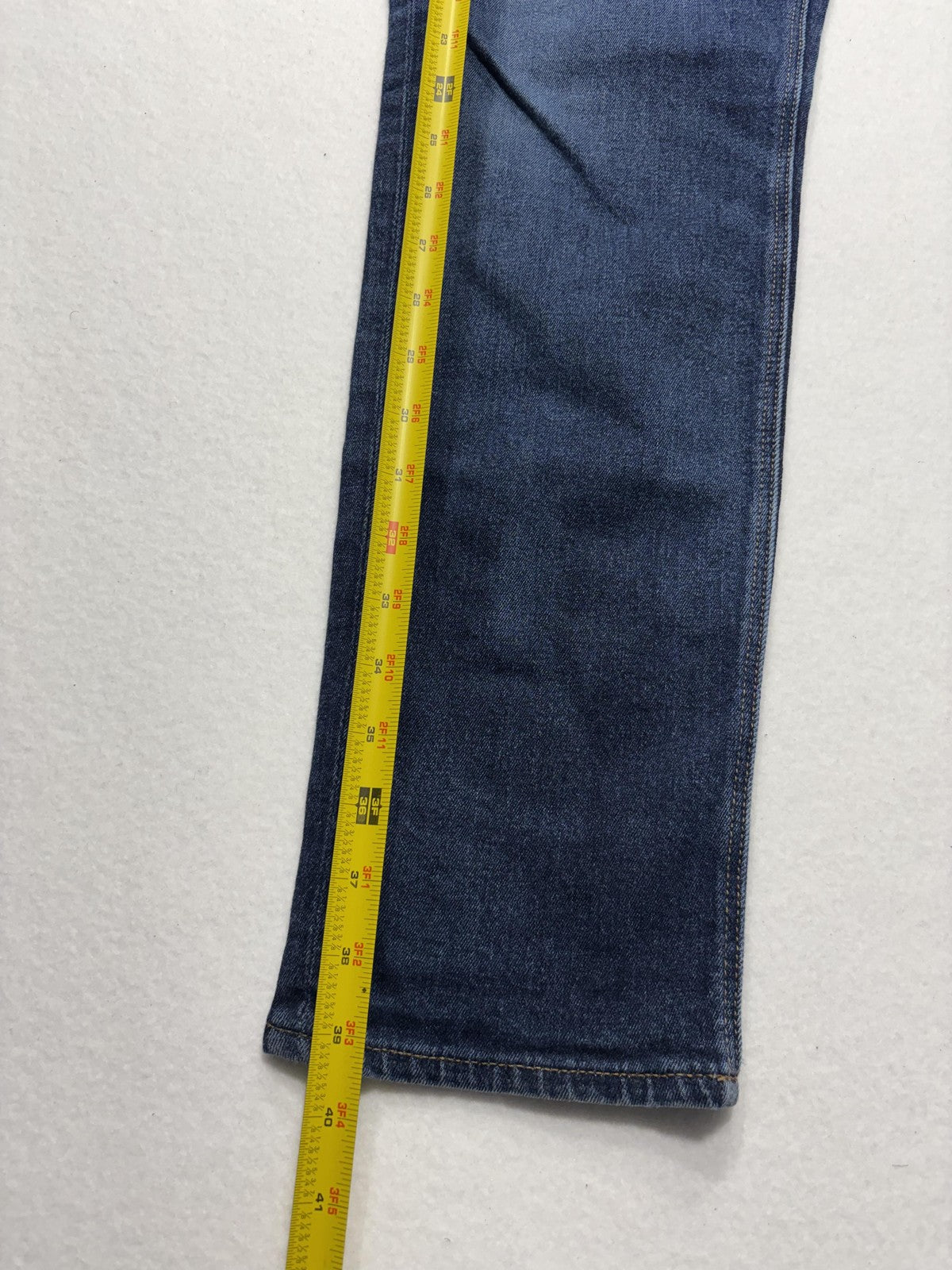 Michael Kors Parker Slim Fit Jeans Mens 36x32 Blue Medium Straight Leg Denim