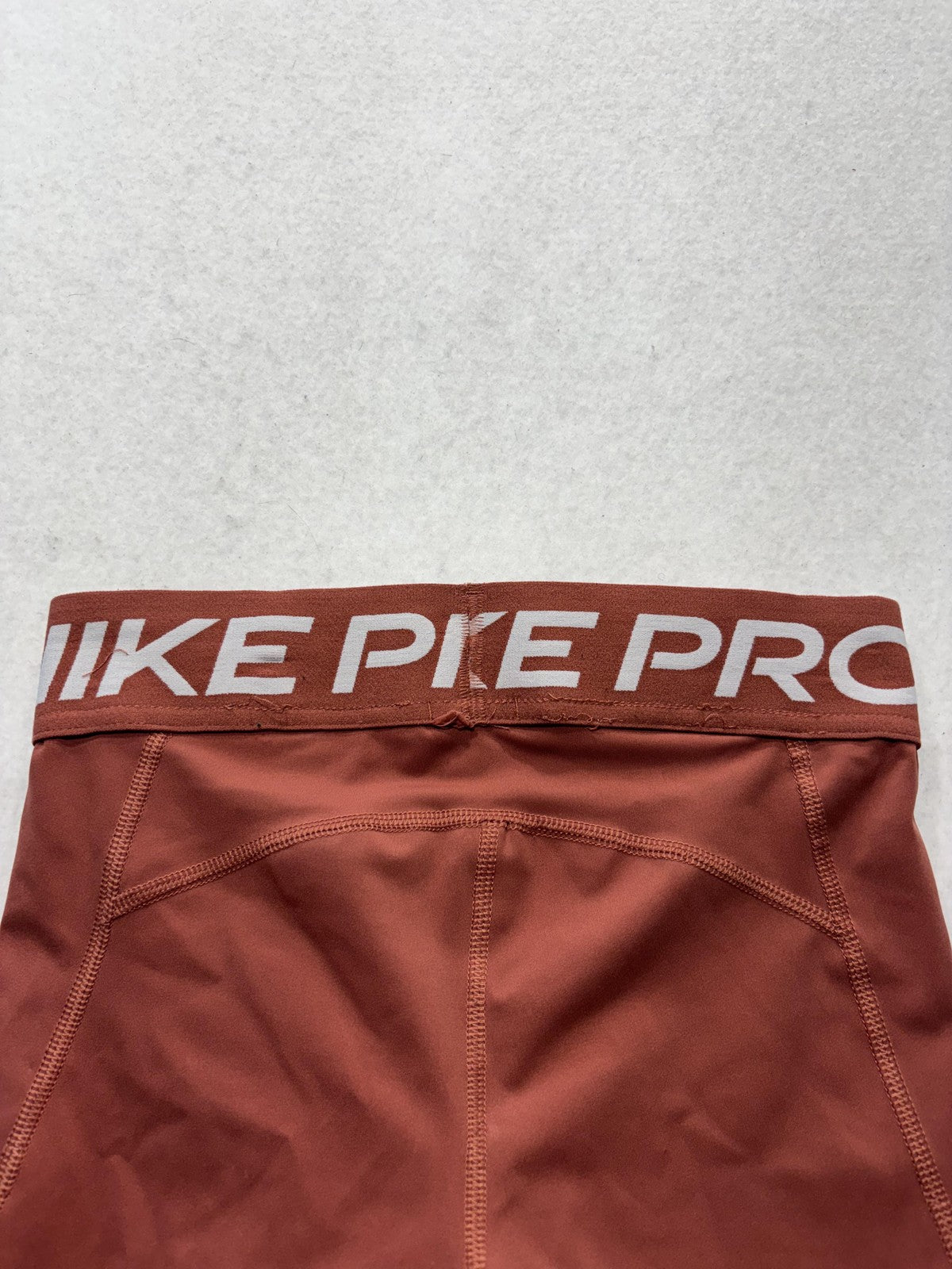 Nike Pro Compression Shorts Womens XS Orange 3" Inseam 445591-727