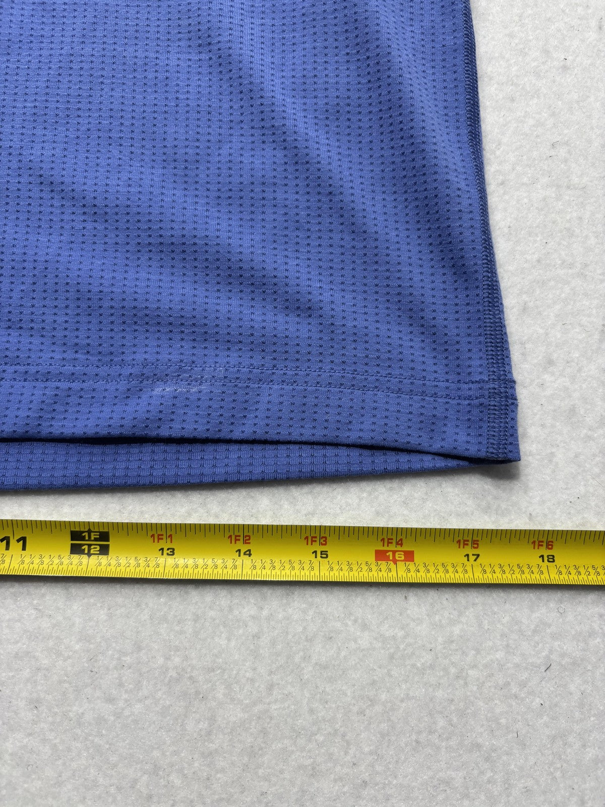 Outdoor Voices ThinkFast Shirt Mens XS Blue Mesh Short Sleeve Running Athletic