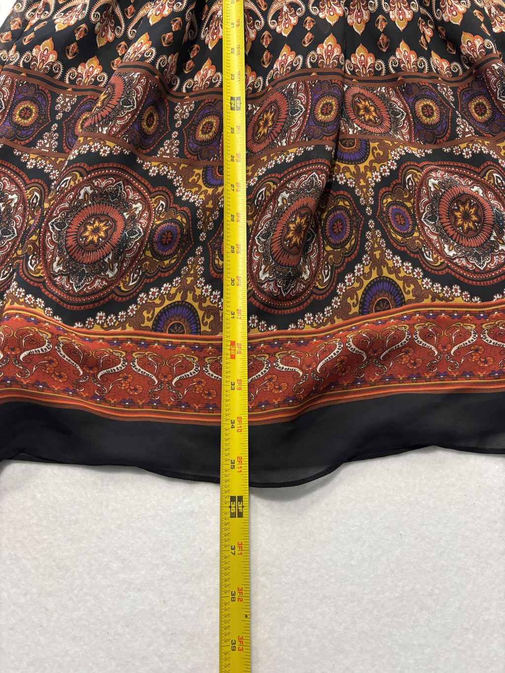 M.M. Couture By Miss Me Dress Womens Small Paisley Print Halter Fit Flare Boho