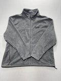 Columbia Jacket Mens 3XL Gray Fleece Full Zip Stand Collar Lightweight Outdoor