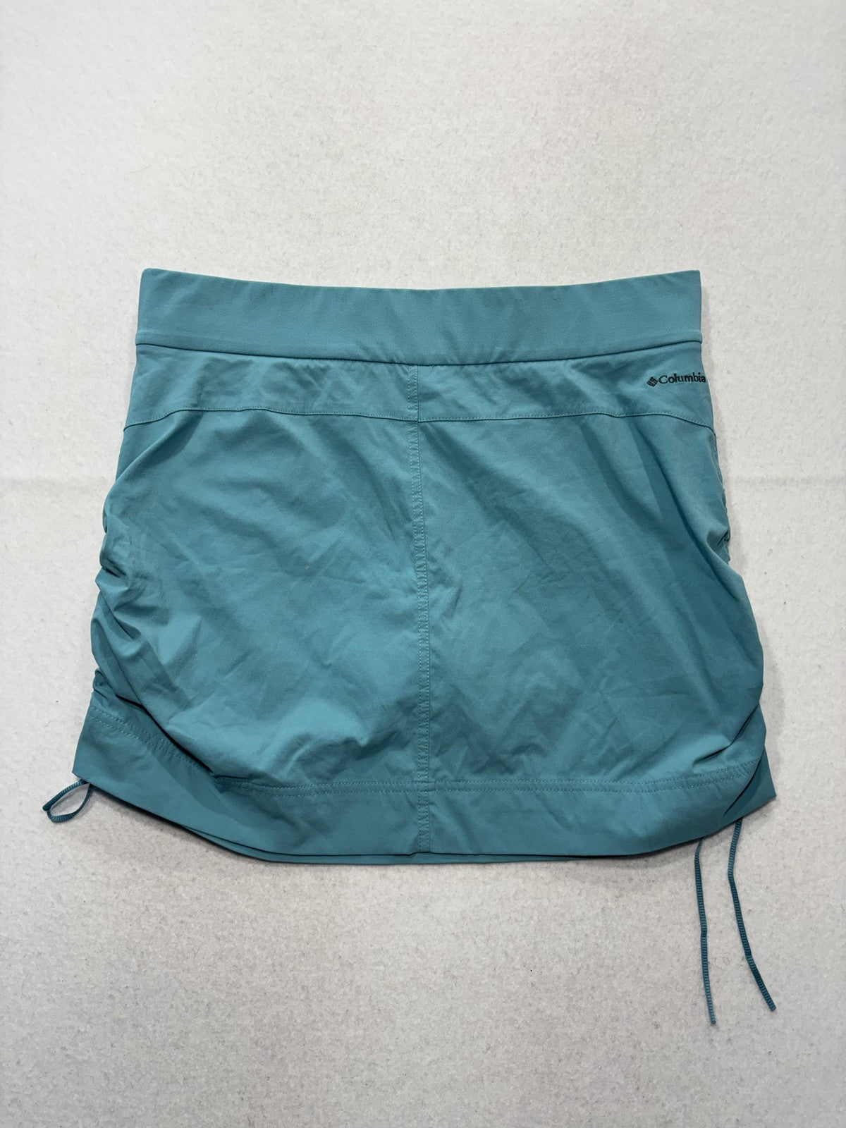 Columbia Skort Womens Large Blue Stretch Drawstring Hiking Outdoor Pocket Lined