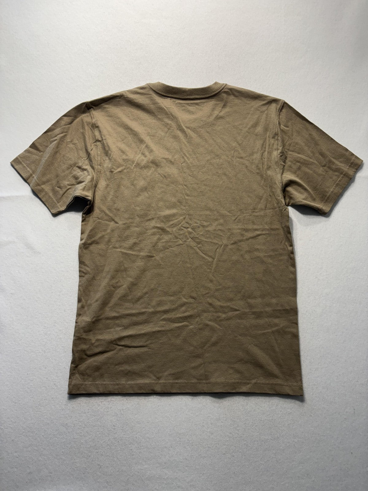 Carhartt Shirt Mens Small Brown Loose Fit Pocket T-Shirt Short Sleeve Workwear
