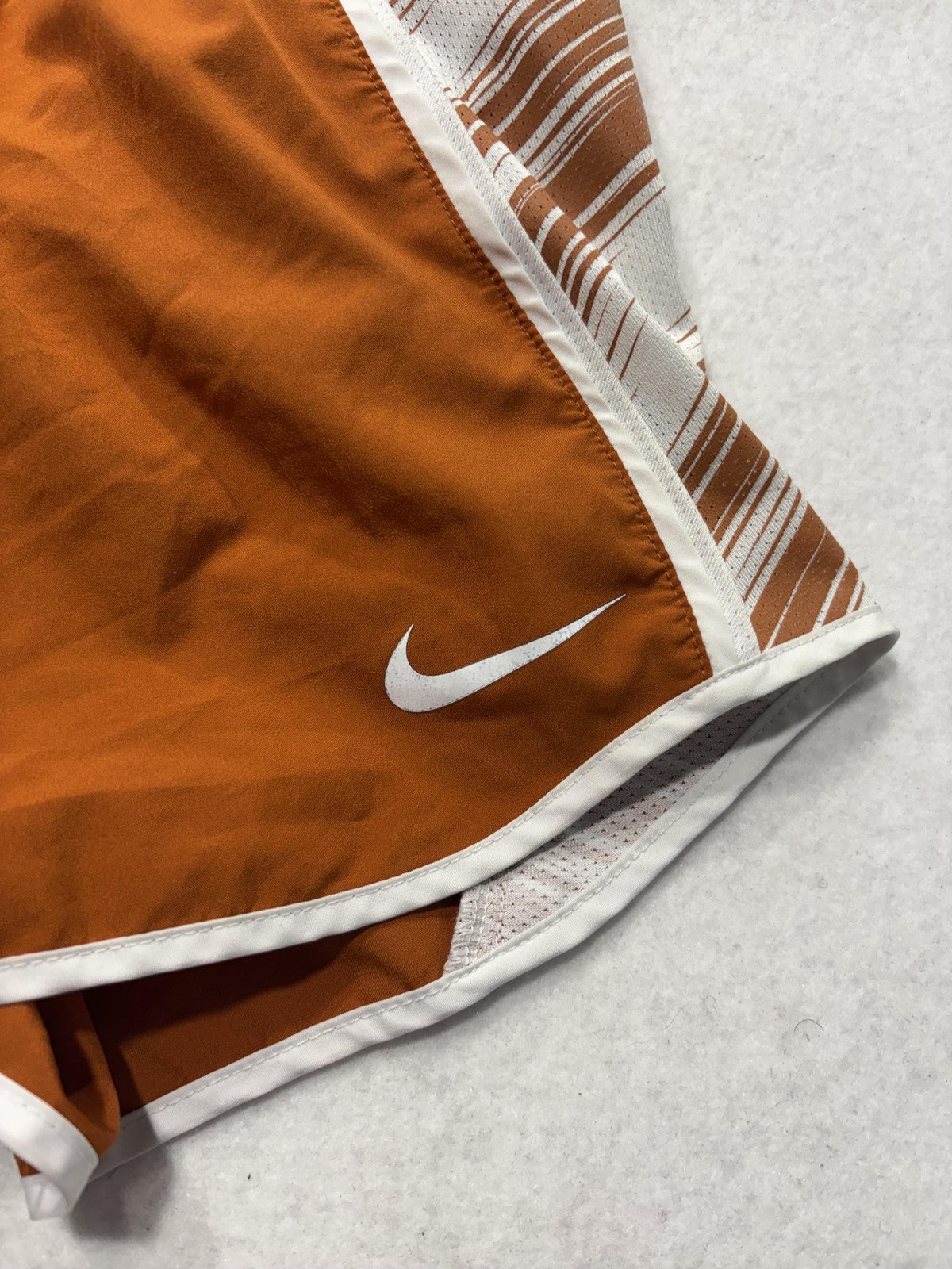 Texas Longhorns Shorts Womens XS Orange NCAA Track Field Nike Dri Fit Running