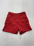 Bill Blass Jeans Shorts Womens 6 Red Denim Mom High Rise 5 Pocket Casual Summer