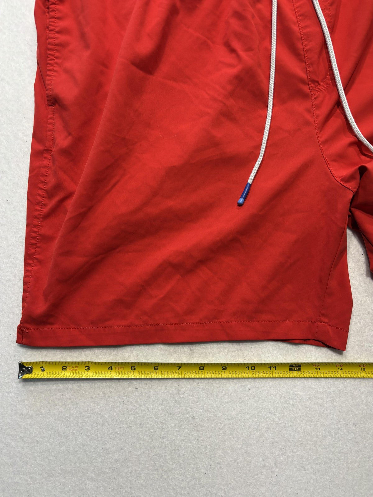 Tommy Bahama Swim Shorts Mens Big 2XLT Red Elastic Waist Mesh Lined Quick Dry