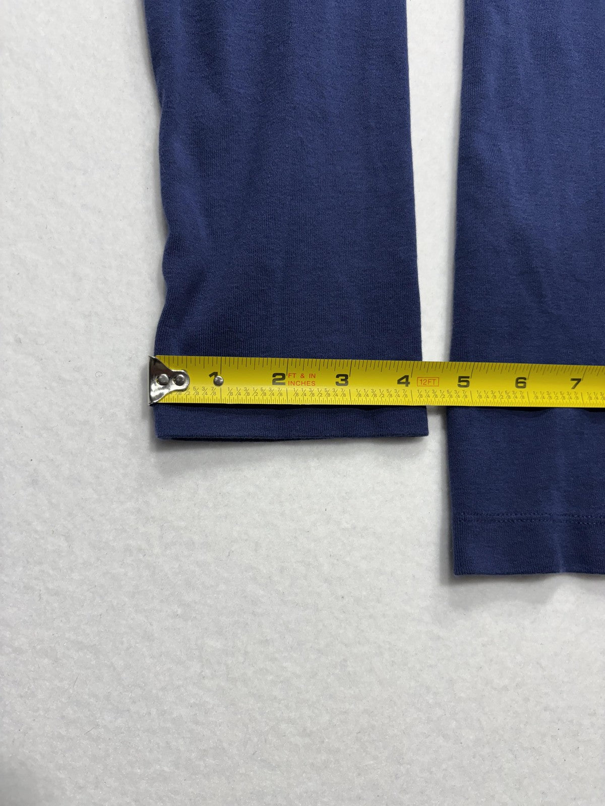 Tommy Bahama Shirt Womens XL Blue Crew Neck Long Sleeve Cotton Tee Basic Casual