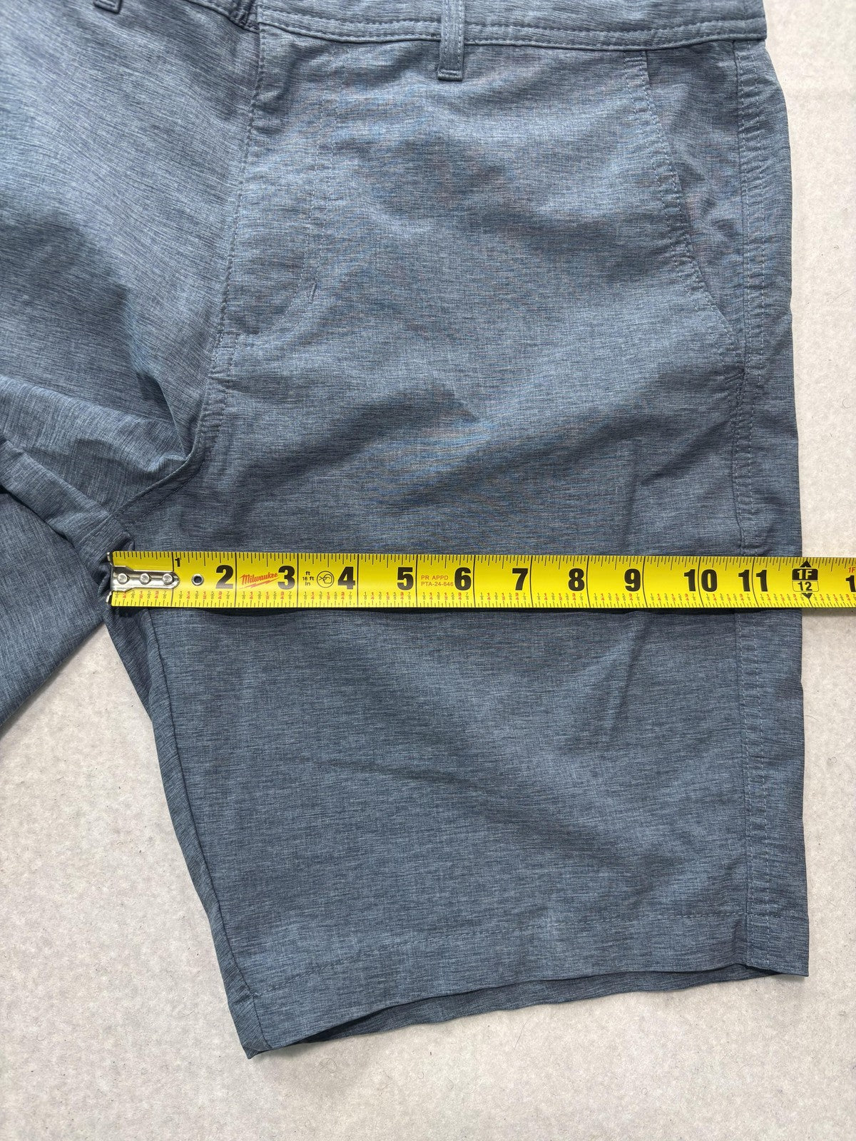 Goodfellow & Co Chino Shorts Mens 30 Blue Stretch Quick Dry 9 Inseam VN 1981193