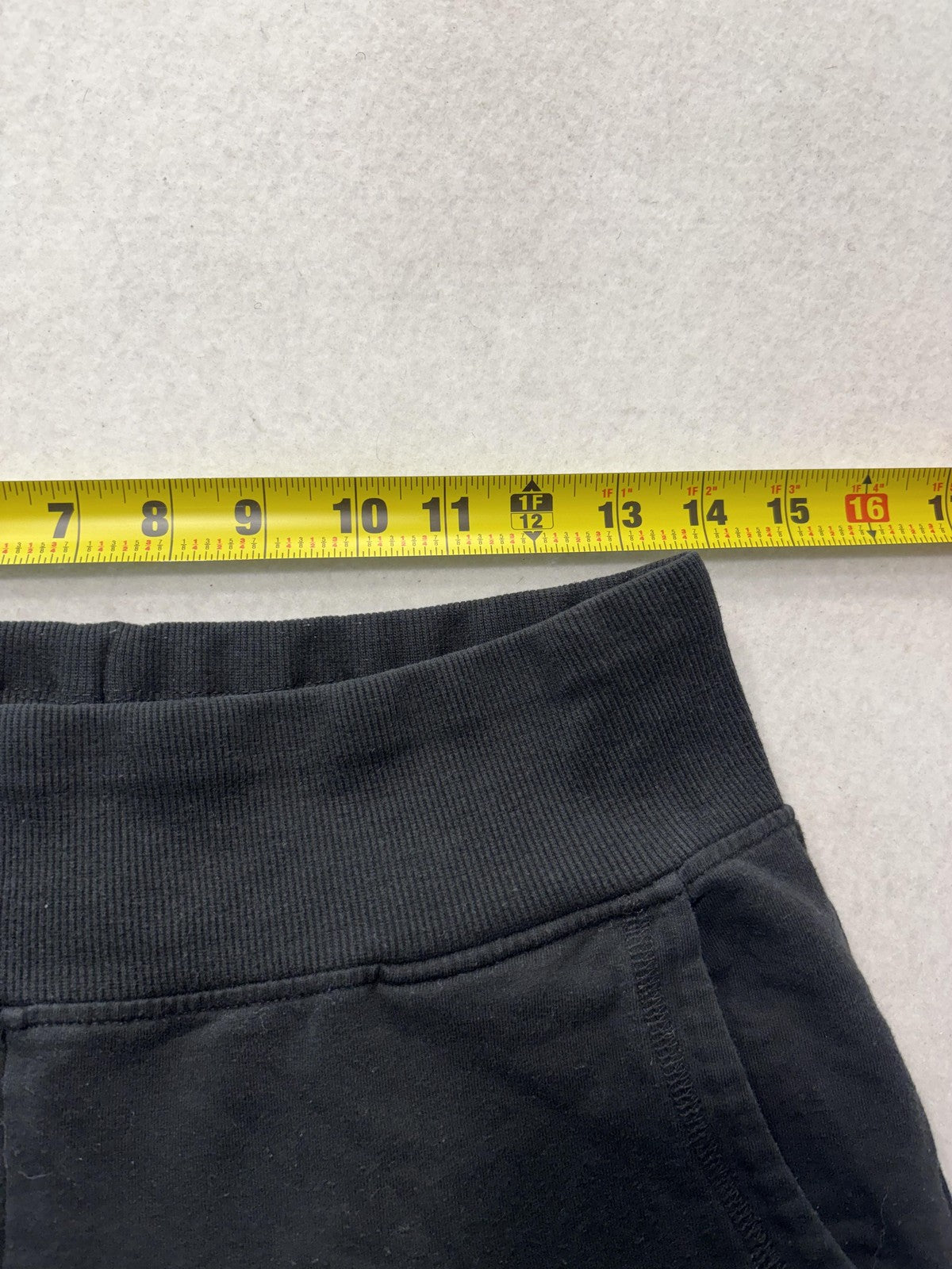 Ambiance Jogger Pants Womens L Black Knit Elastic Waist Tapered Lounge Casual