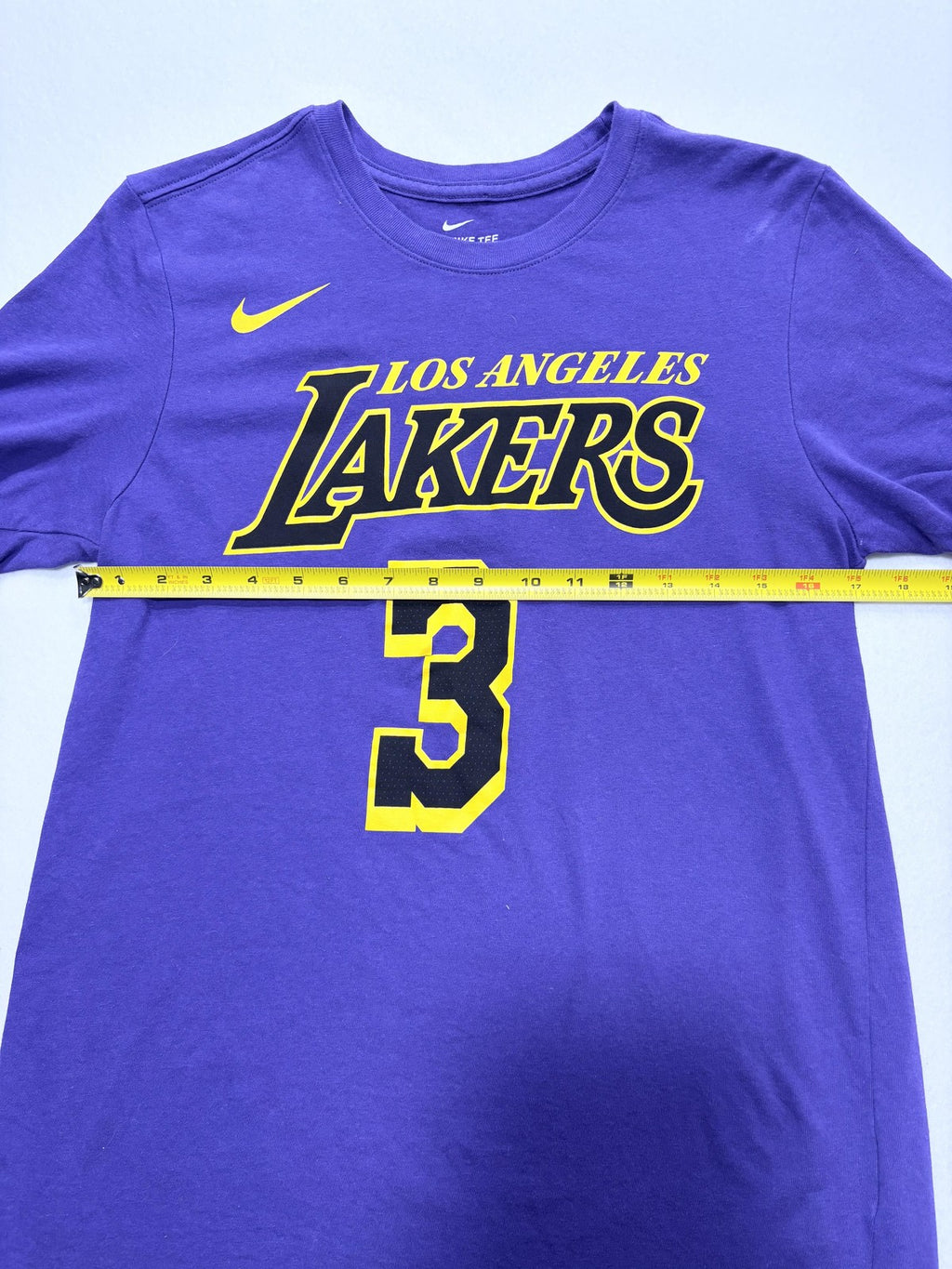 Los Angeles Lakers Shirt Mens Medium Purple NBA Anthony Davis Nike Dri Fit