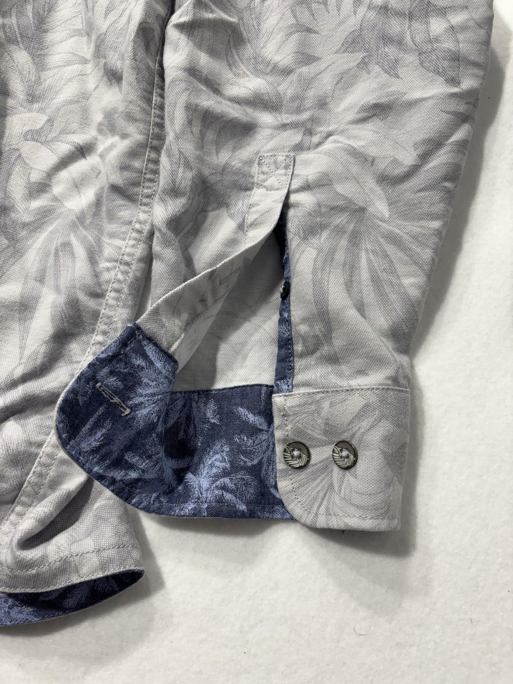 Tommy Bahama Shirt Mens 3XL Gray Canyon Beach Flannel Long Sleeve Button Up