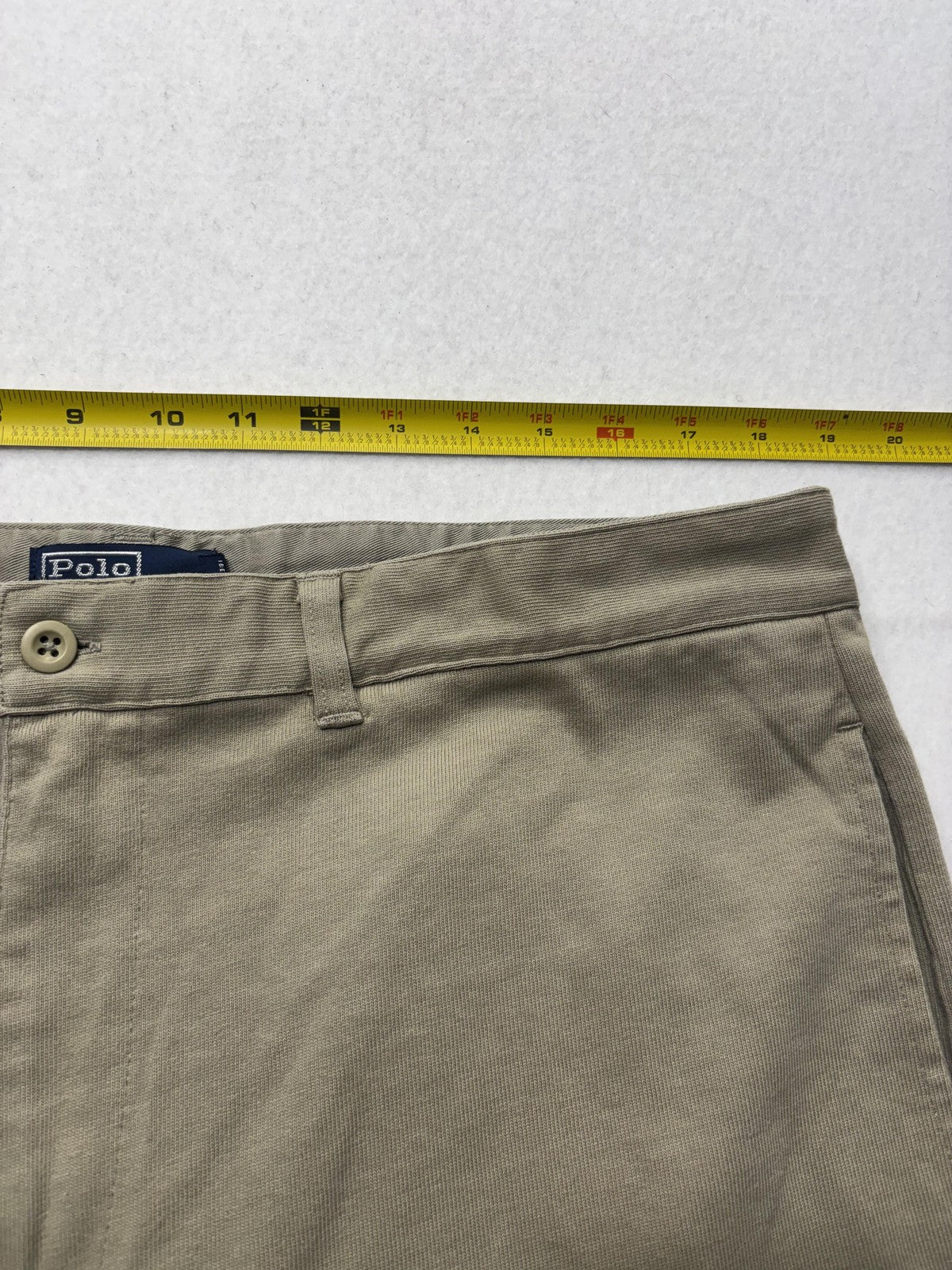 Polo Ralph Lauren Chino Pants Mens 42x30 Beige Regular Fit Cotton Casual Work
