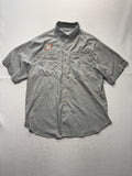 Houston Astros Shirt Mens Large Gray MLB Baseball Columbia PFG Omni Shade