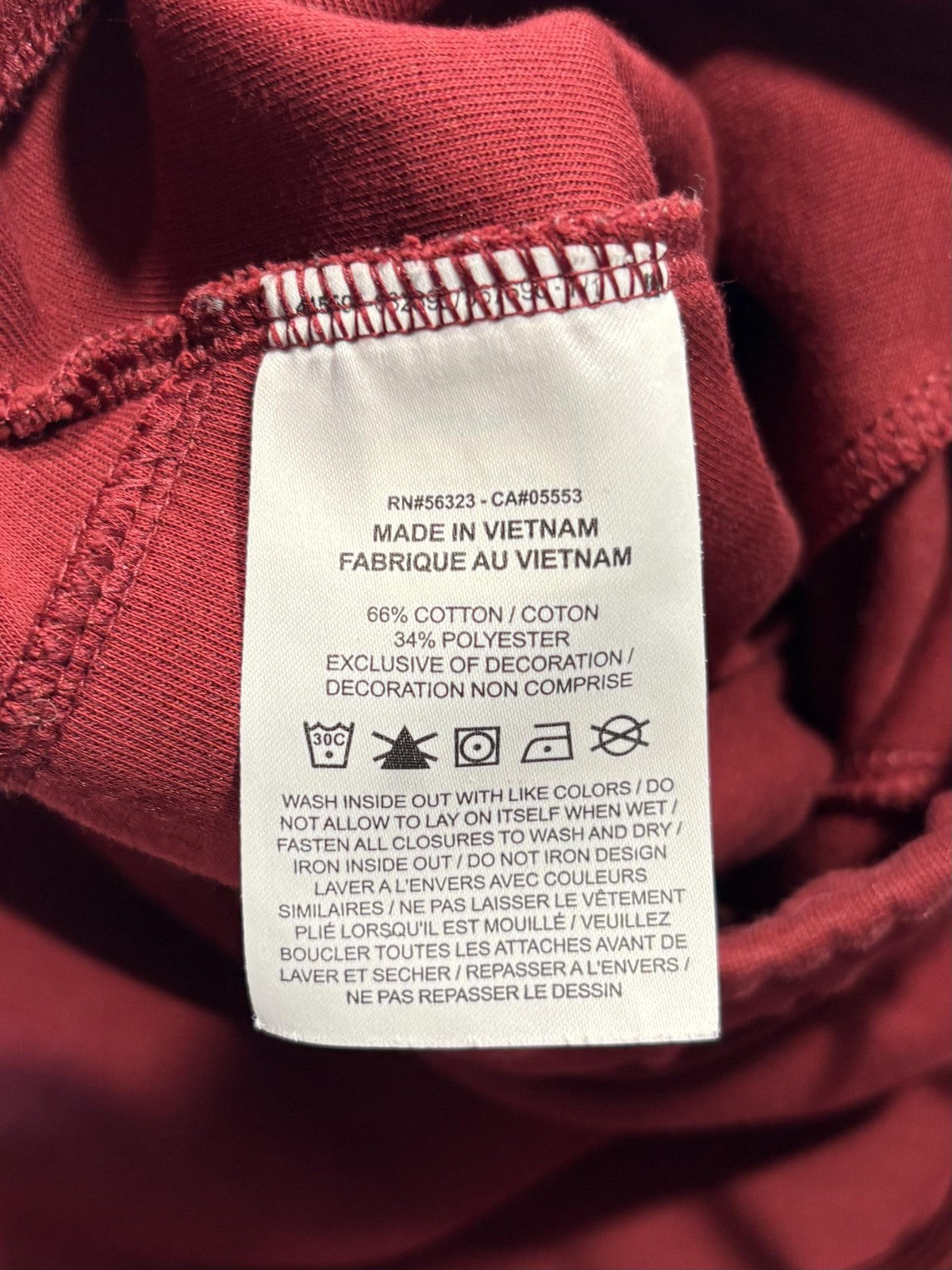 Nike Jogger Pants Mens Large Red Fleece Elastic Waist Zip Pockets Athletic