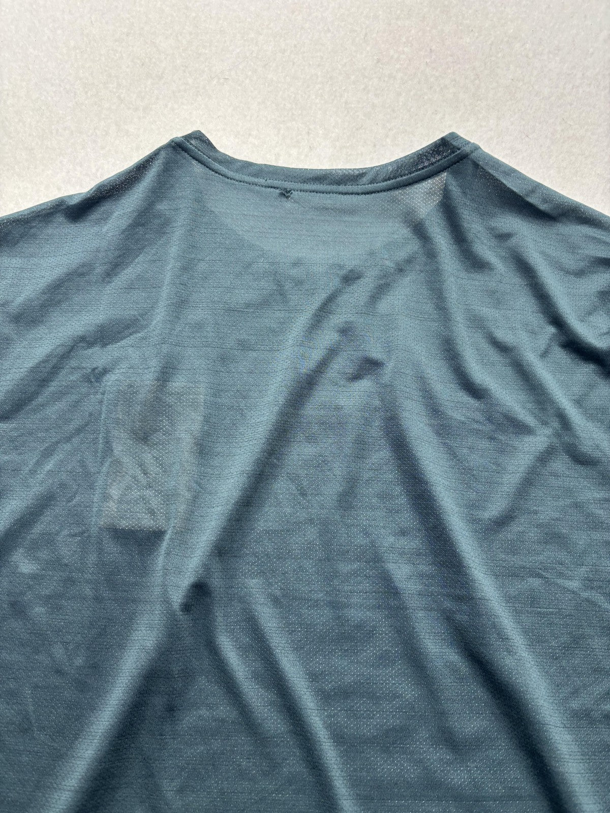 Nike Dri-FIT Running Shirt Mens XL Green Short Sleeve Reflective Tee AJ7565-328