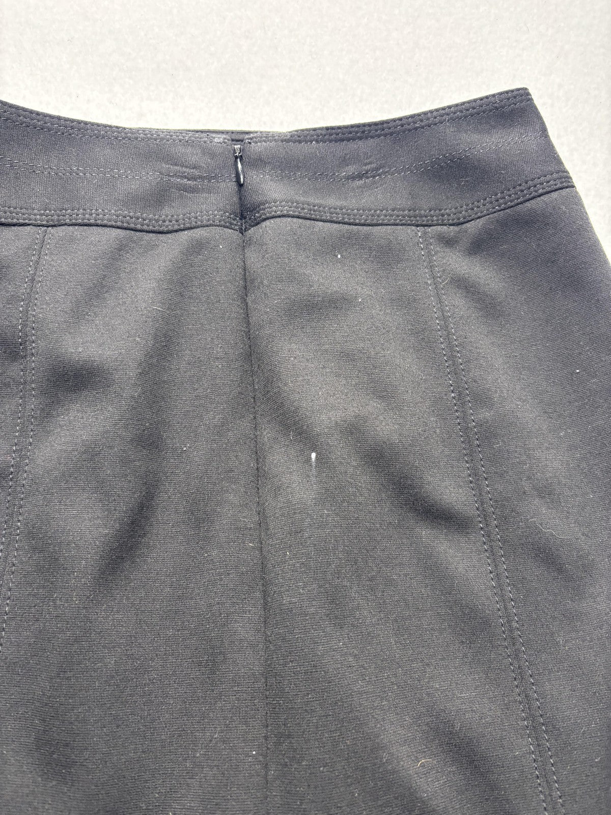 White House Black Market Skirt Womens 2 Black Stretch Pencil Knee Length Work