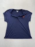 Texas Longhorns Shirt Womens XS Blue NCAA Football Tommy Bahama V Neck Top