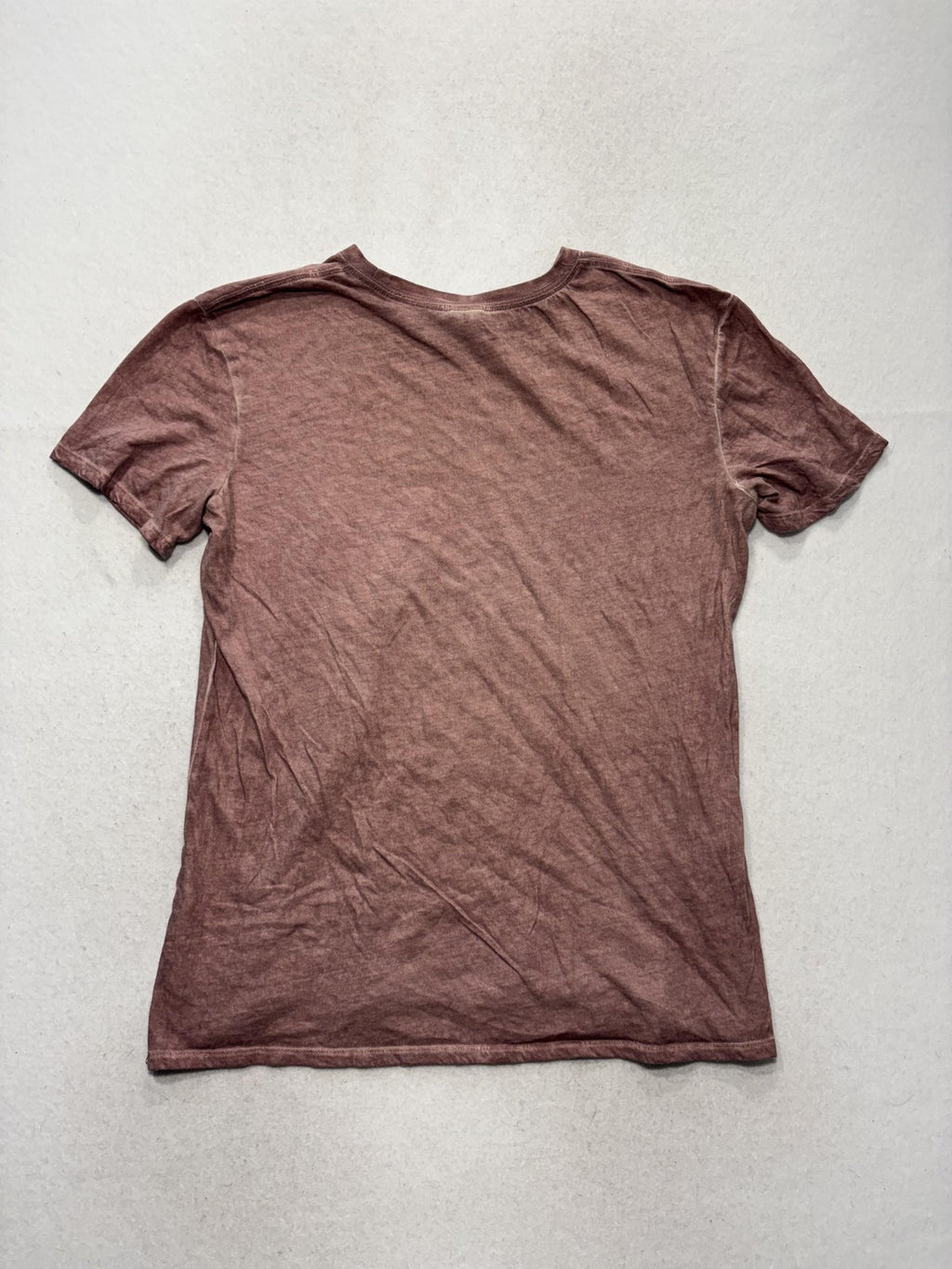 Zine Shirt Mens Medium Pink Crew Neck Short Sleeve Basic Tee Casual Solid