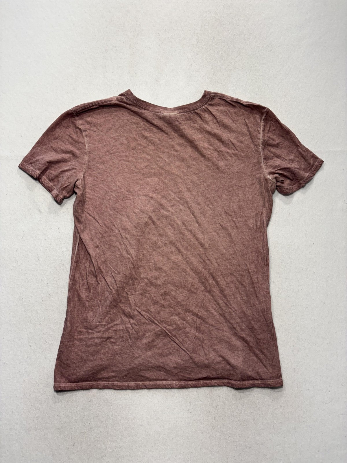 Zine Shirt Mens Medium Pink Crew Neck Short Sleeve Basic Tee Casual Solid