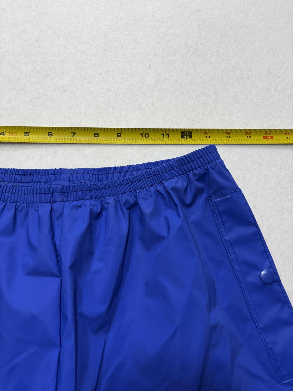 Columbia Rain Pants Mens Small Blue Elastic Waist Lined Waterproof Outdoor