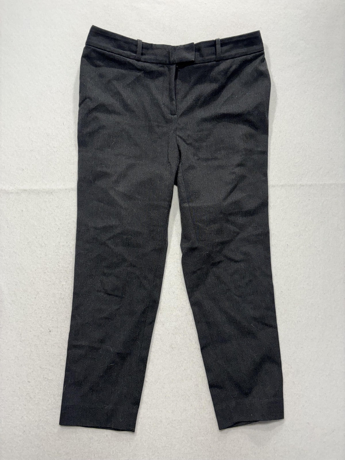 Liz Claiborne Dress Pants Womens 6 Gray Emma Classic Straight Leg Stretch Career