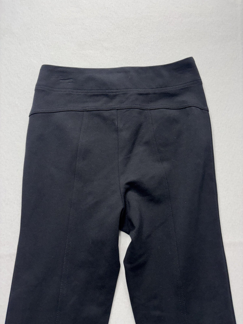 Free People Leggings Womens 6 Black Knit Elastic Waist Ankle Stretch Pull On