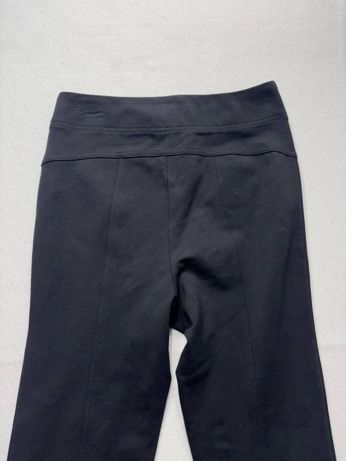 Free People Leggings Womens 6 Black Knit Elastic Waist Ankle Stretch Pull On