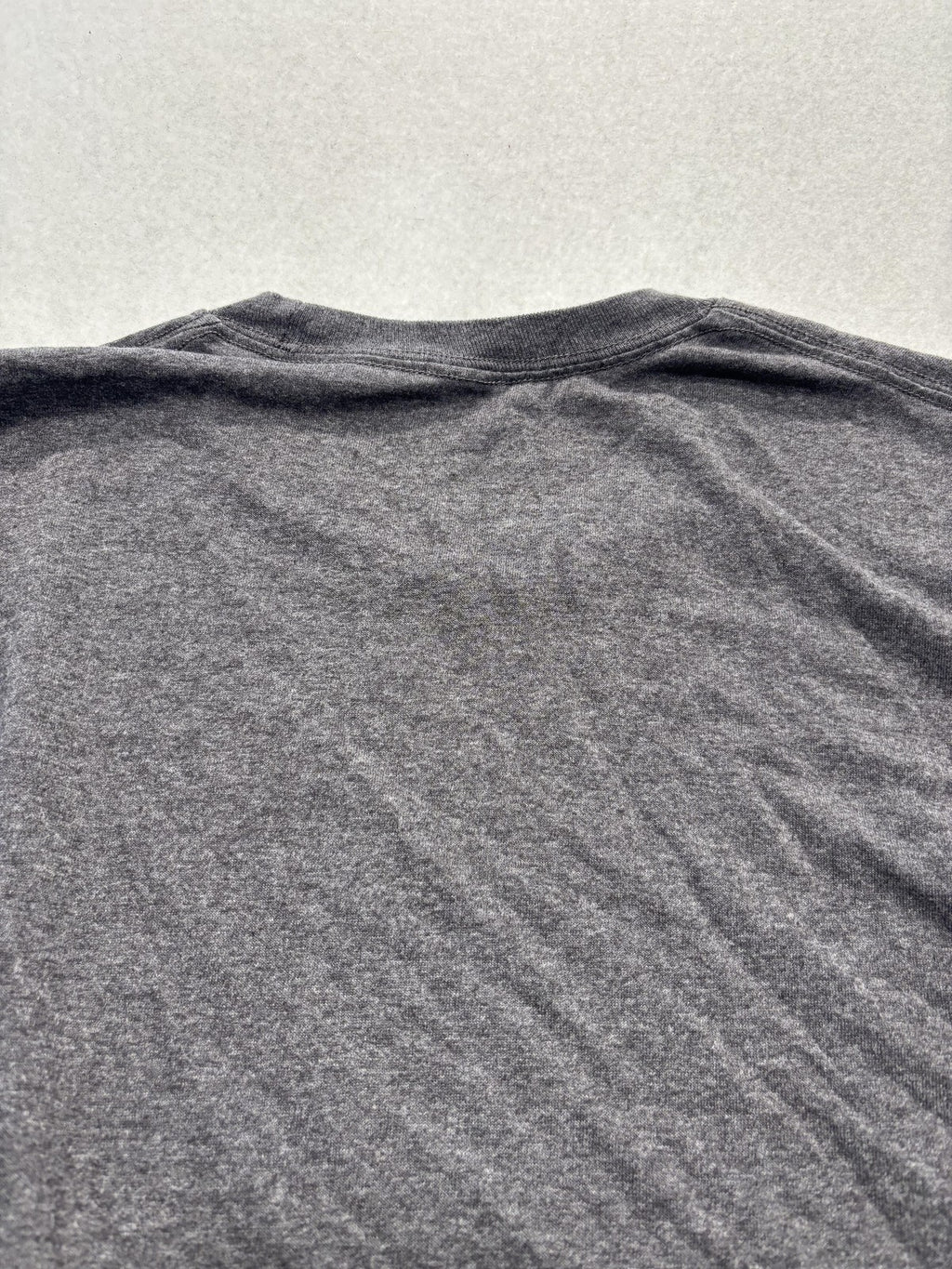 Shirt Mens Medium Gray Crew Neck Short Sleeve Tee Basic Casual Lightweight