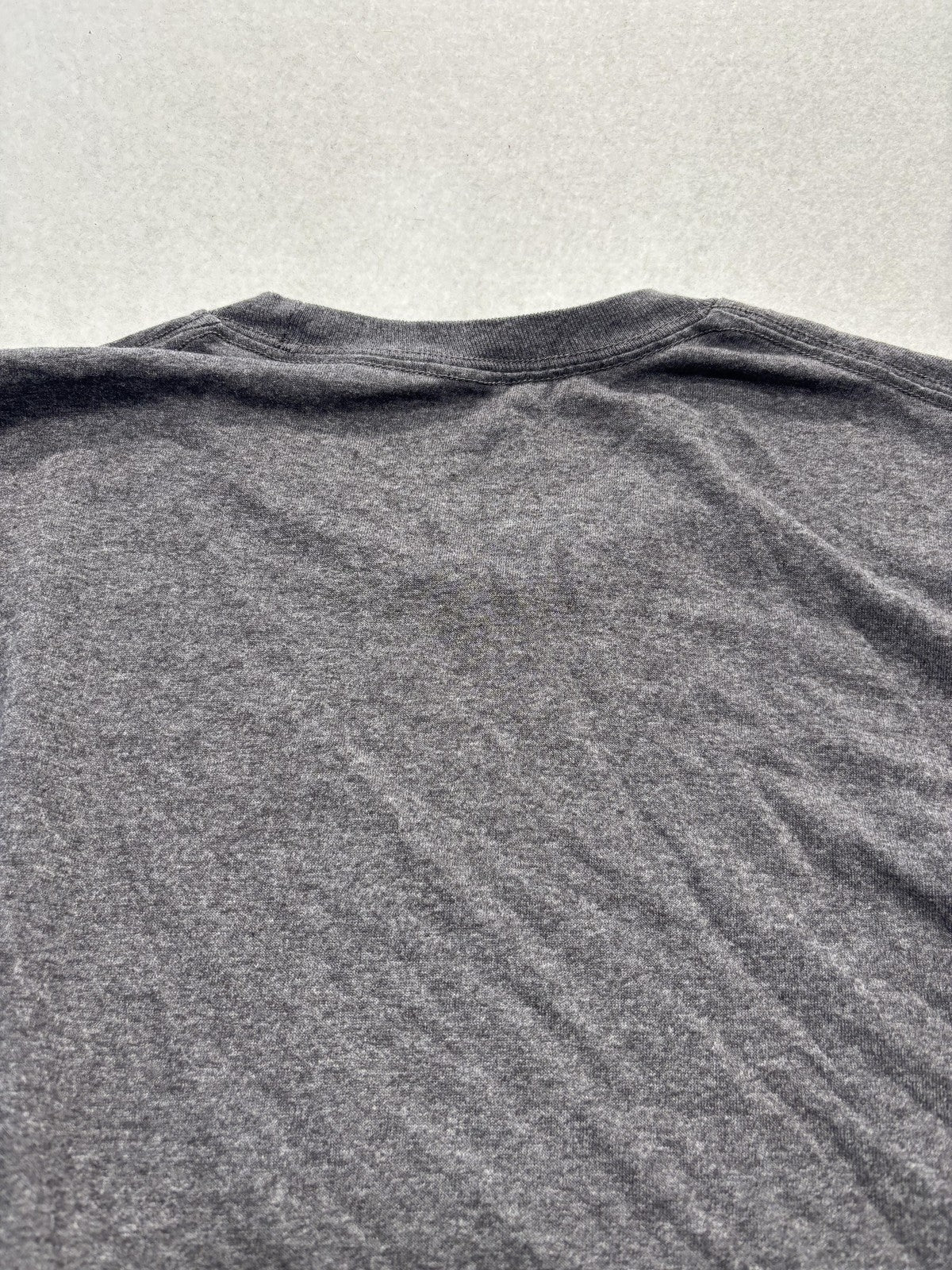 Shirt Mens Medium Gray Crew Neck Short Sleeve Tee Basic Casual Lightweight