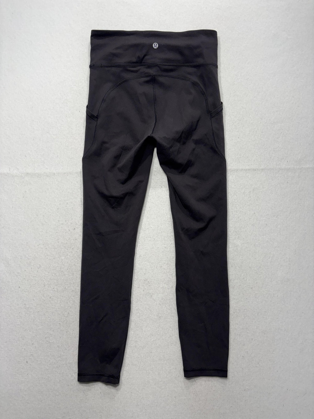 Lululemon Leggings Womens 6 Black High Rise 24.5" Inseam Ankle Yoga Athletic
