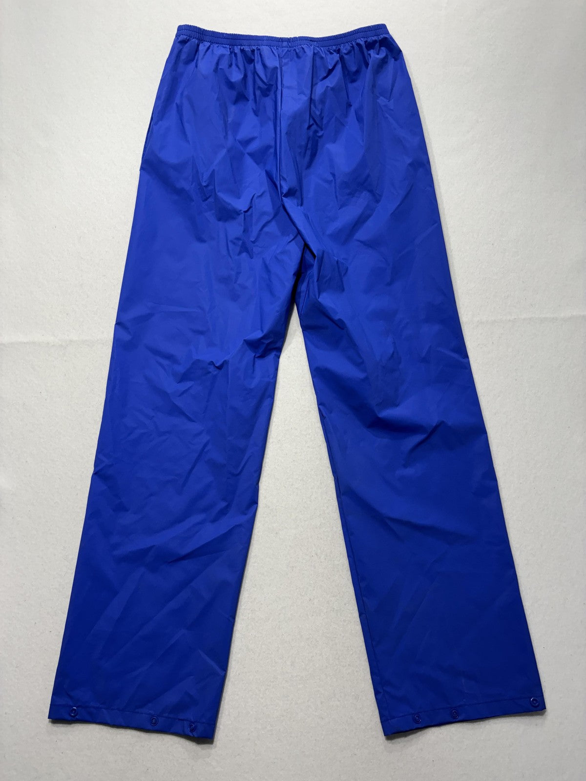 Columbia Rain Pants Mens Small Blue Elastic Waist Lined Waterproof Outdoor