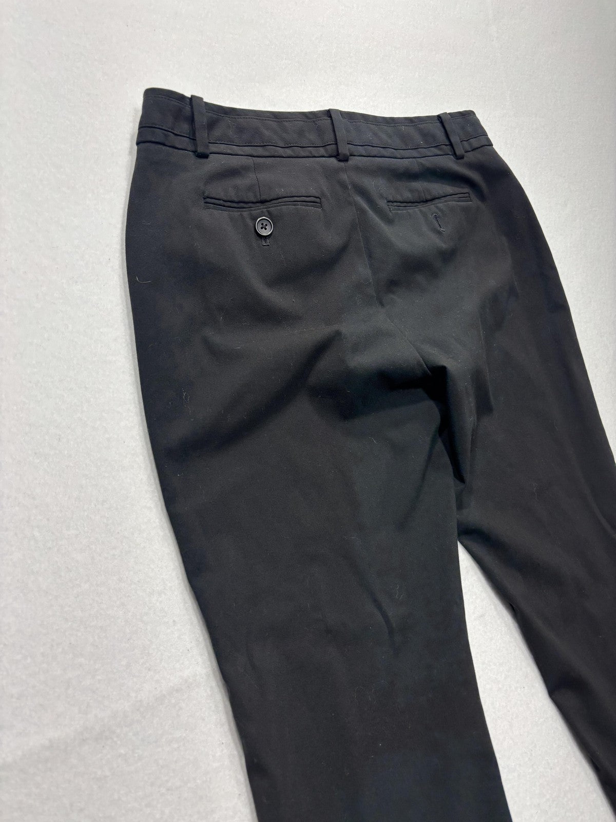 Banana Republic Dress Pants Womens 2R Black Martin Fit Classic Twill Work Career