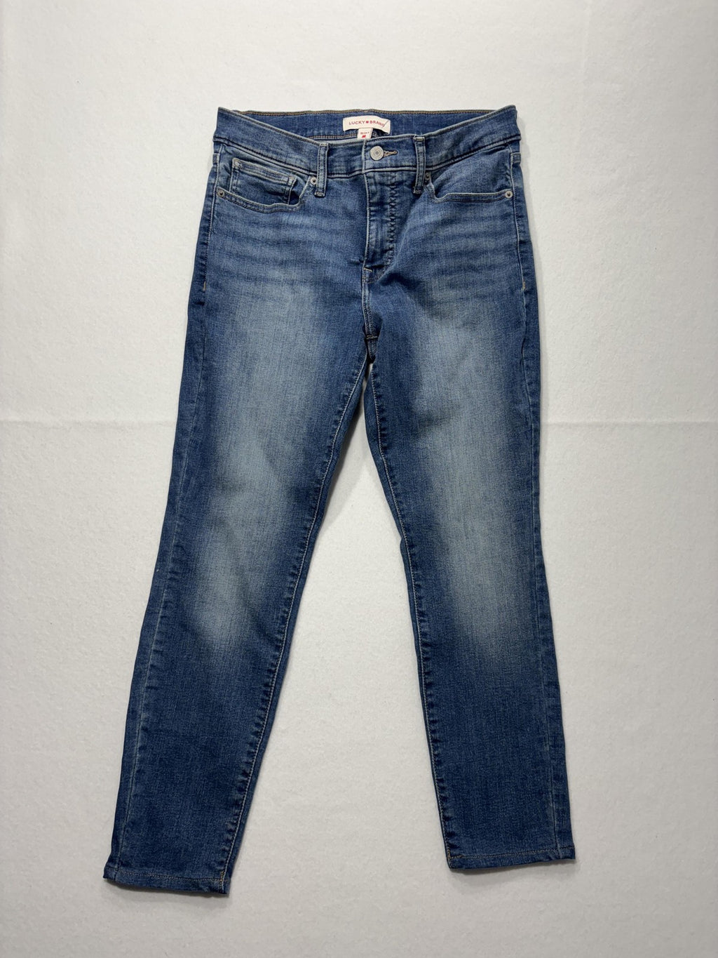 Lucky Brand Jeans Womens 10/30 Blue Medium Wash Ava Mid Rise Skinny 30x29