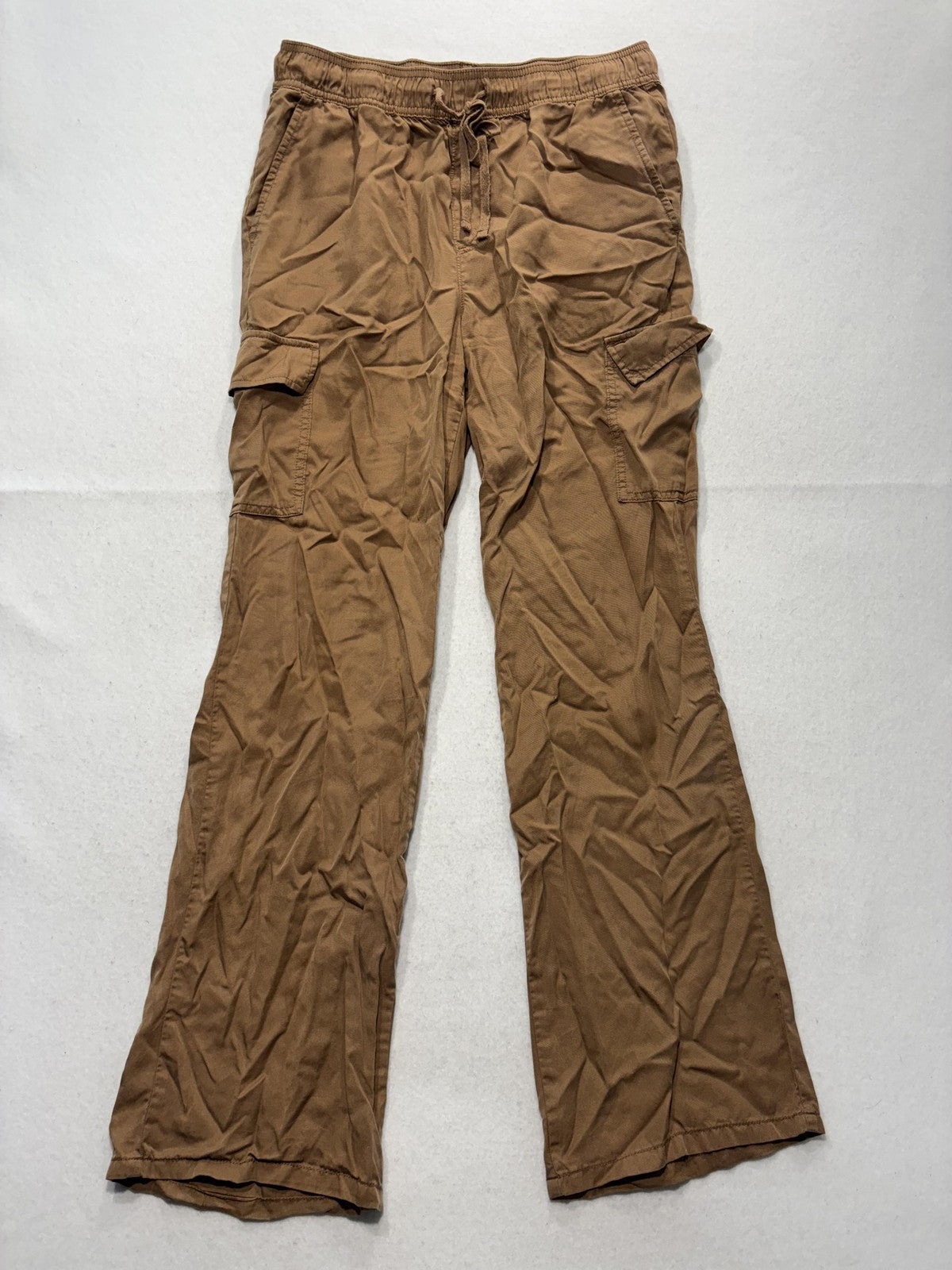 Sanctuary Cargo Pants Womens M Brown Lyocell Twill Straight Leg XP9169E1