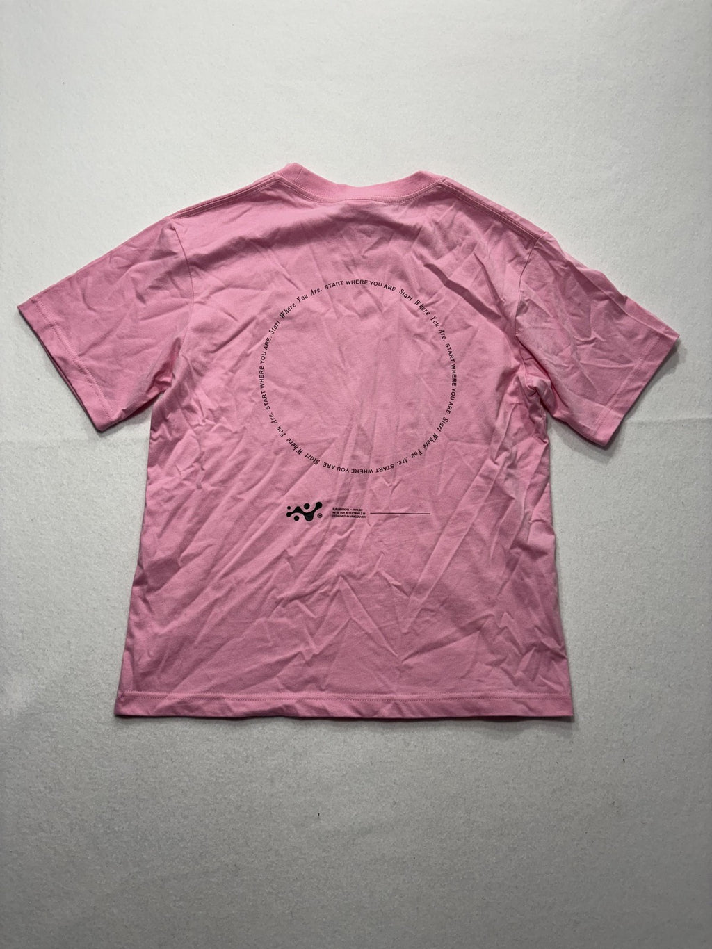 Champion Beast Shirt Mens Medium Pink Lululemon Start Where You Are Tee