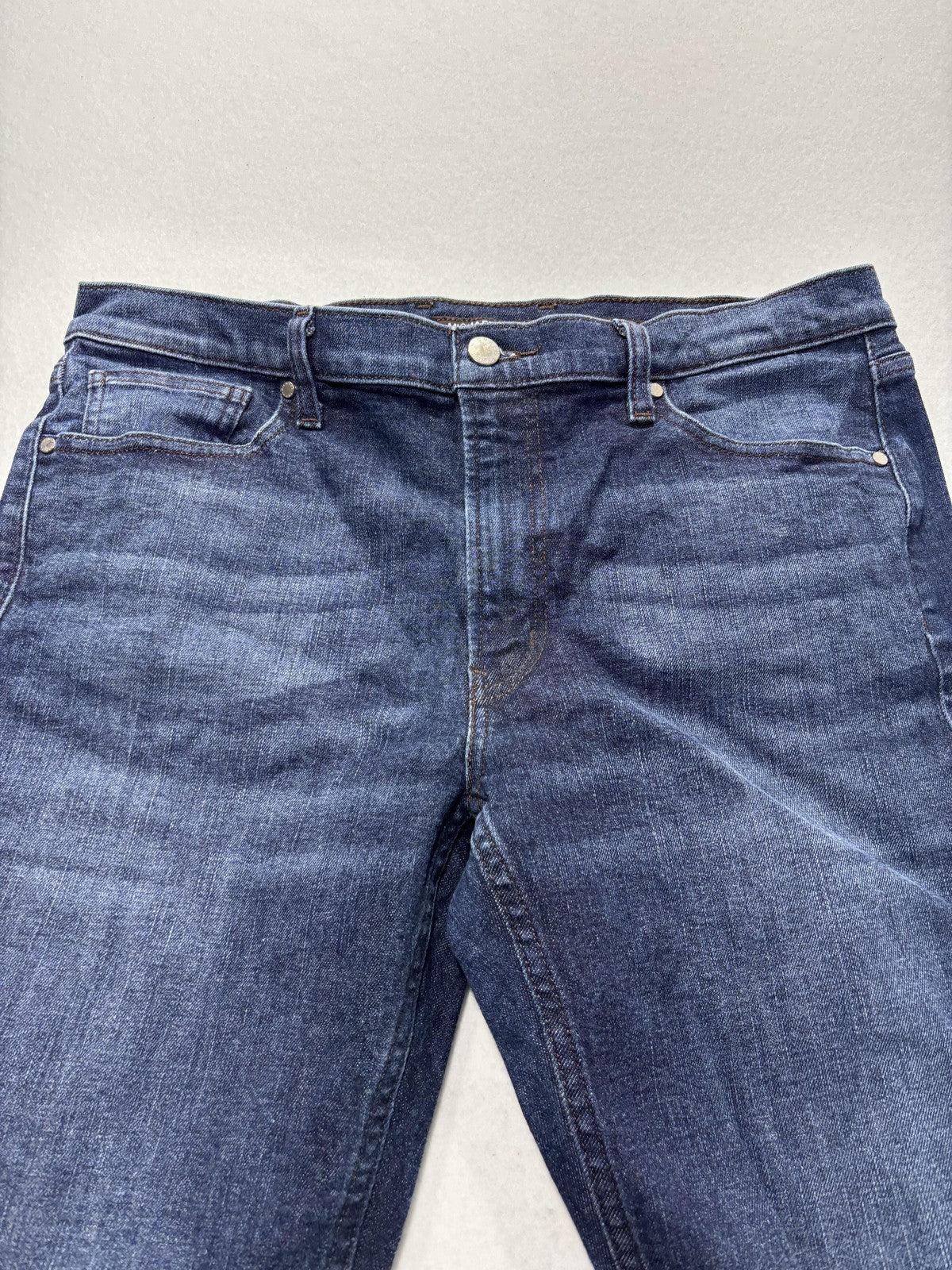 Michael Kors Parker Slim Fit Jeans Mens 36x30 Blue Medium Straight Leg Denim