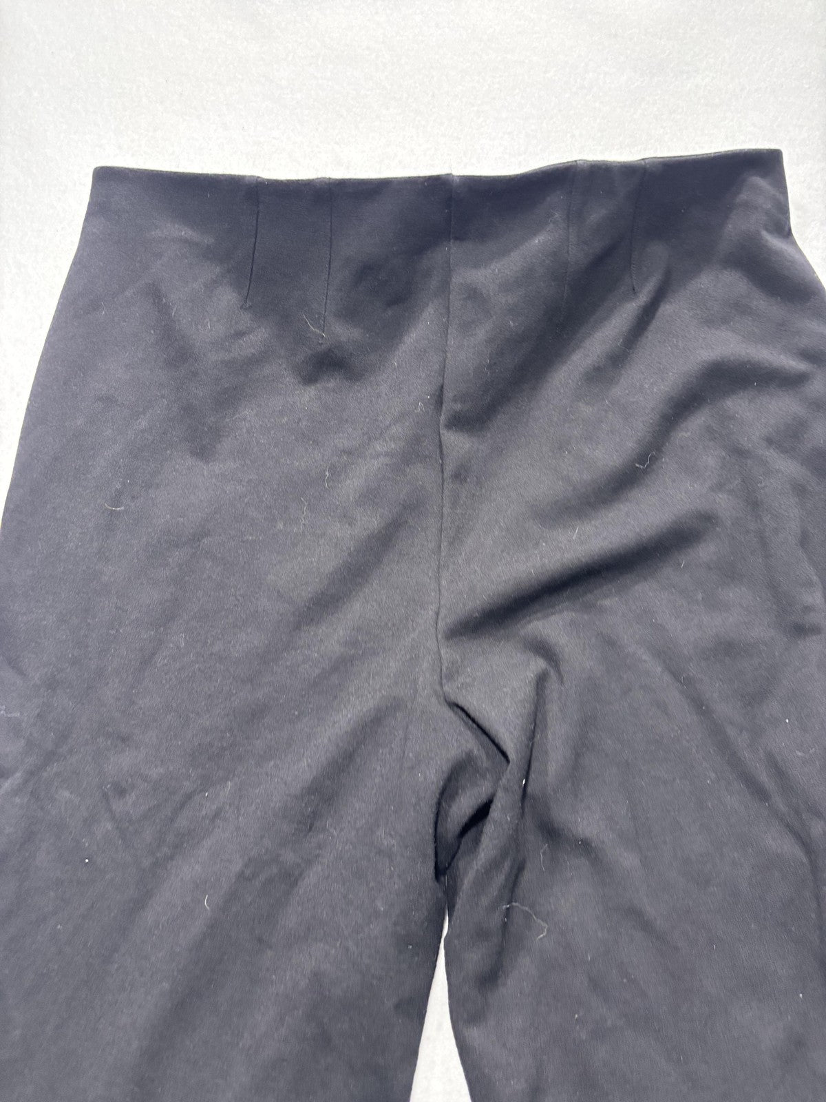 Michael Kors Dress Pants Womens Large Black Ponte Straight Leg Pull On Stretch
