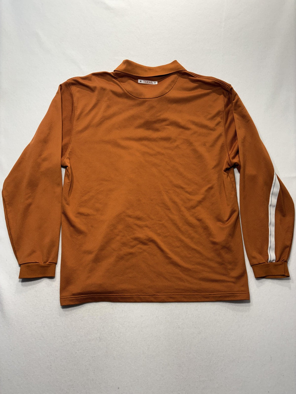 Texas Longhorns Polo Shirt Mens XL NCAA Football Nike Sphere Dry Long Sleeve