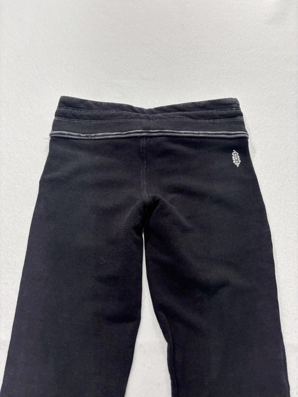 FP Movement Leggings Womens Small Black Colorblock Drawstring Pocket Ankle