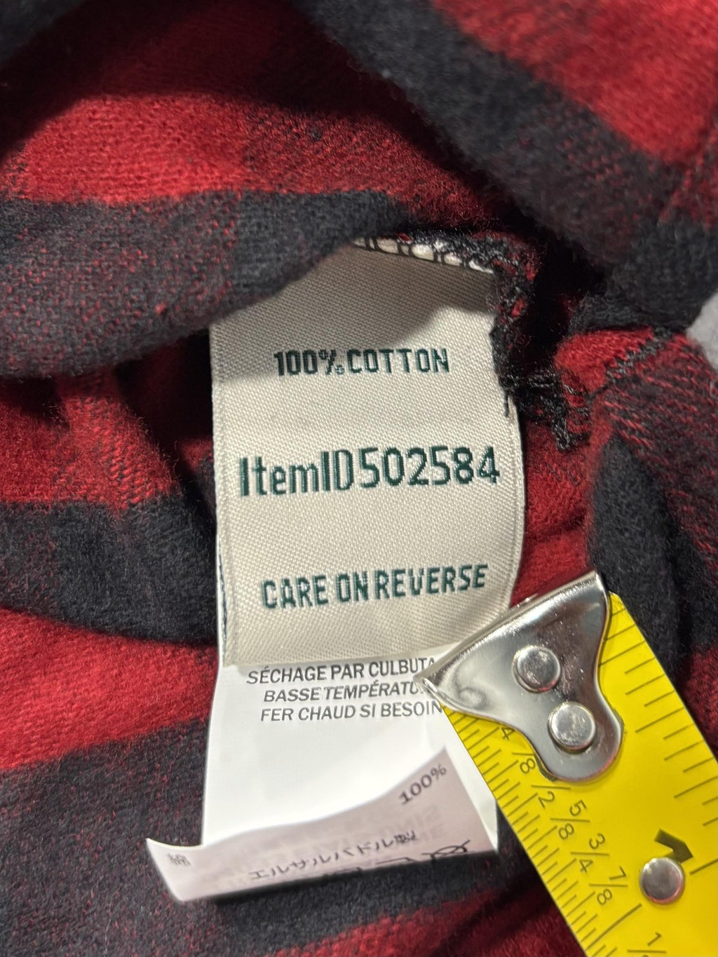 L.L. Bean Shirt Mens Medium Red Plaid Flannel Long Sleeve Button Up Casual