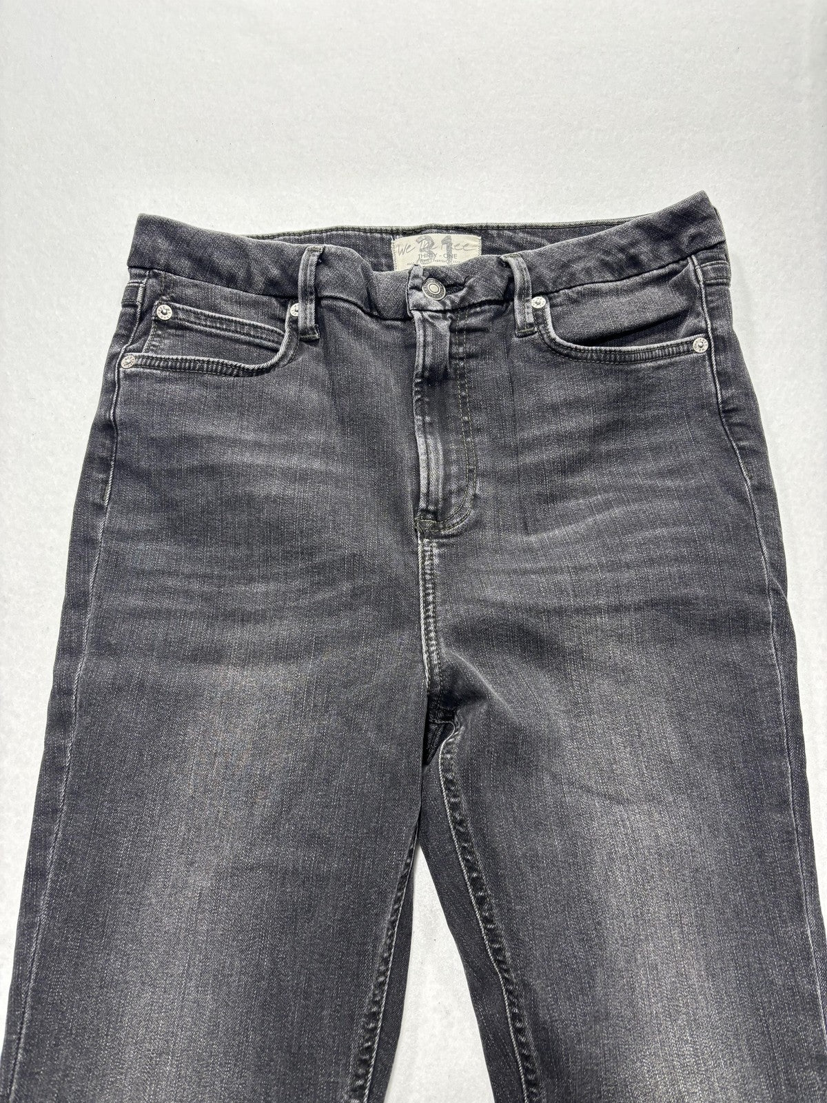 We The Free Jeans Mens 31x29 Gray Charcoal Wash Slim Skinny Denim Five Pocket