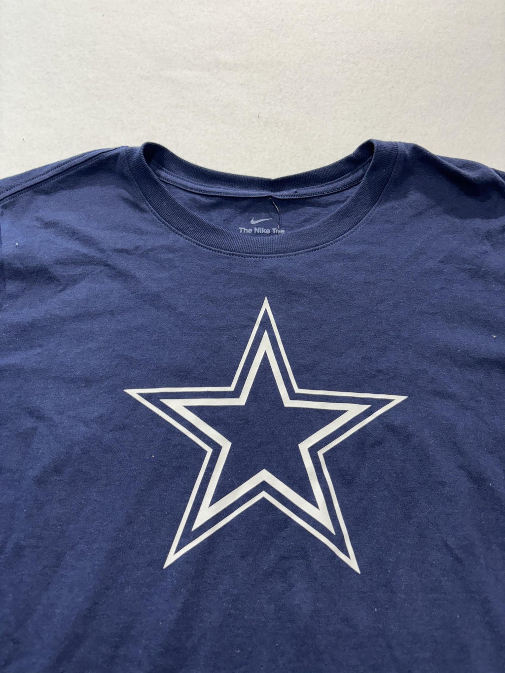 Dallas Cowboys Shirt Mens XL Blue NFL Football Nike Logo Essential Tee Star
