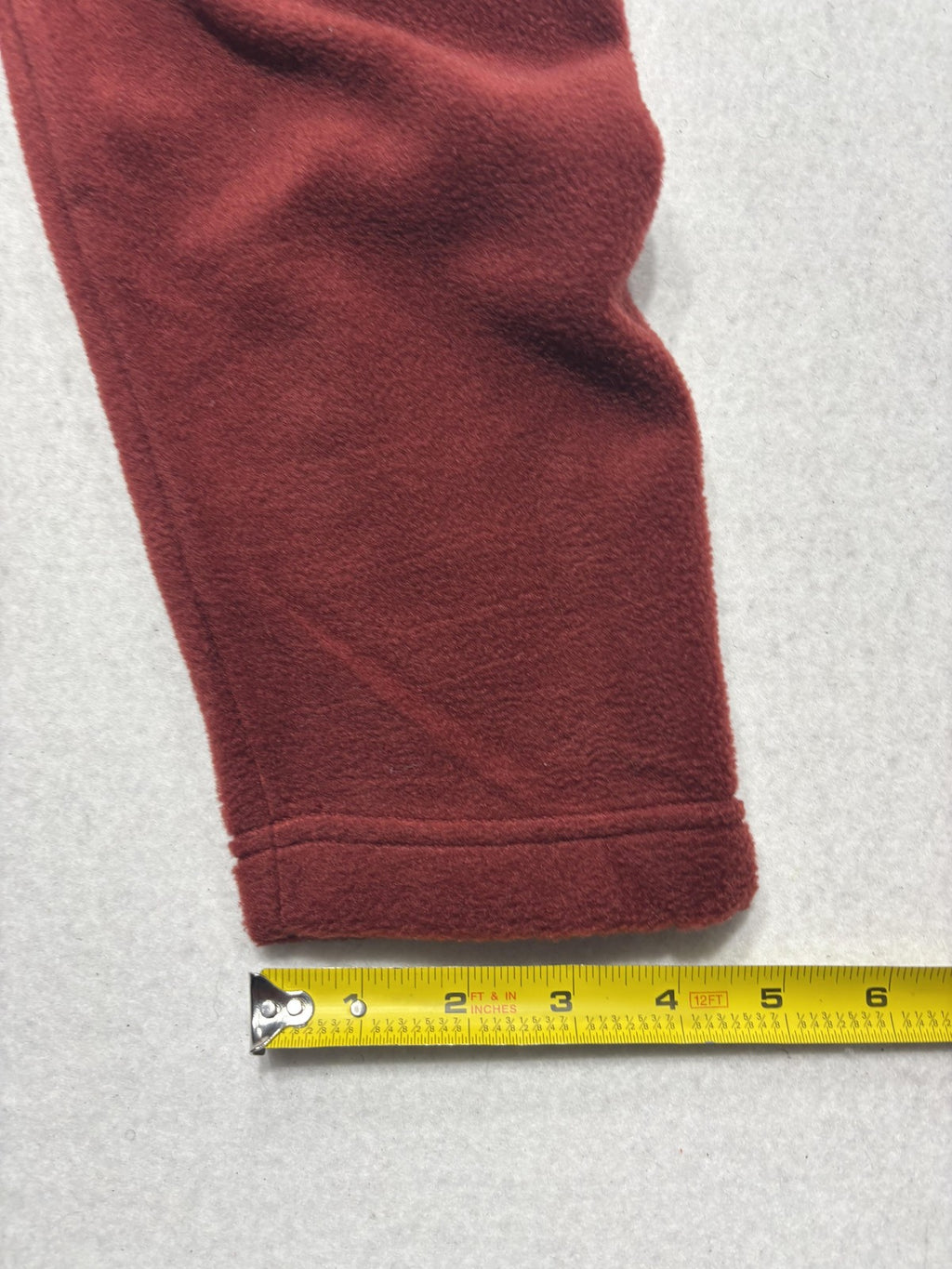 Columbia Pullover Mens XL Red Colorblock Fleece Snap Mock Neck Hiking Outdoor
