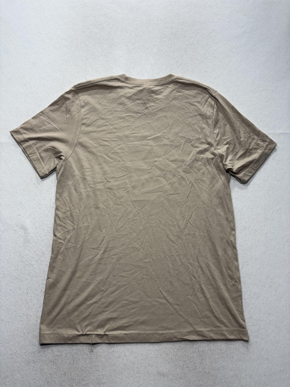 Bella + Canvas Shirt Mens Large Beige Cowboy Light My Fire Graphic Tee Western