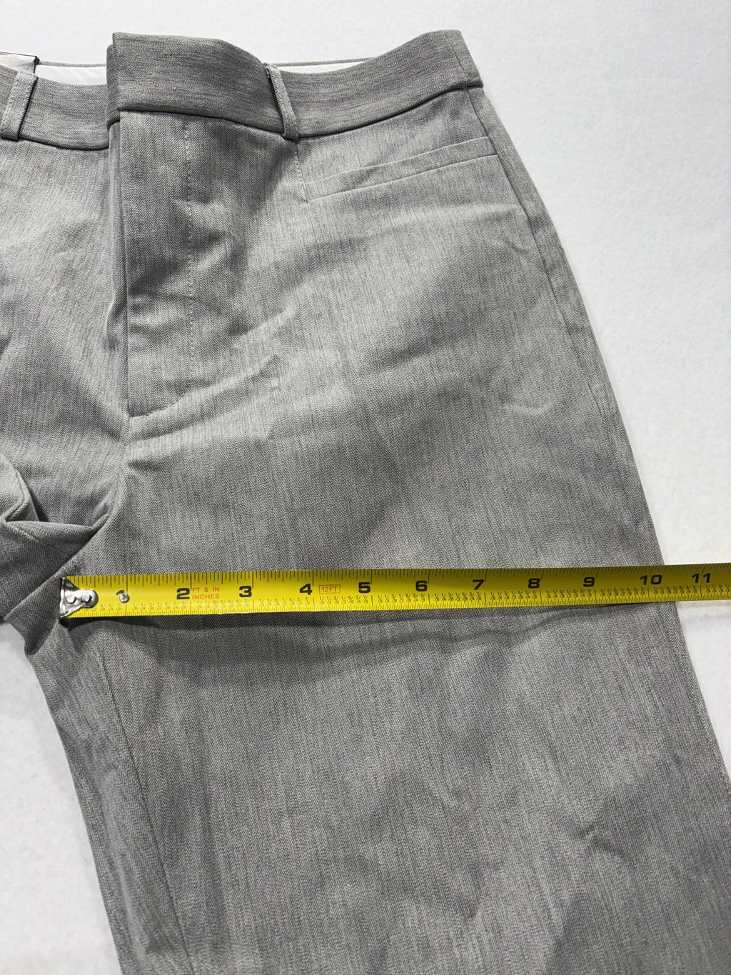 Banana Republic Dress Pants Womens 6 Gray High Rise Sloan Slim Stretch Twill